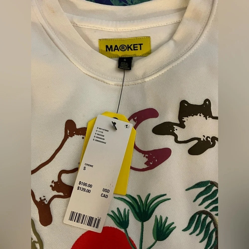 🍄HOST PICK🍄Market x UO Exclusive Life Cycle Crew Neck Sweatshirt, S, L, NWT - Picture 12 of 12